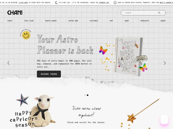 Vista previa de chani.com